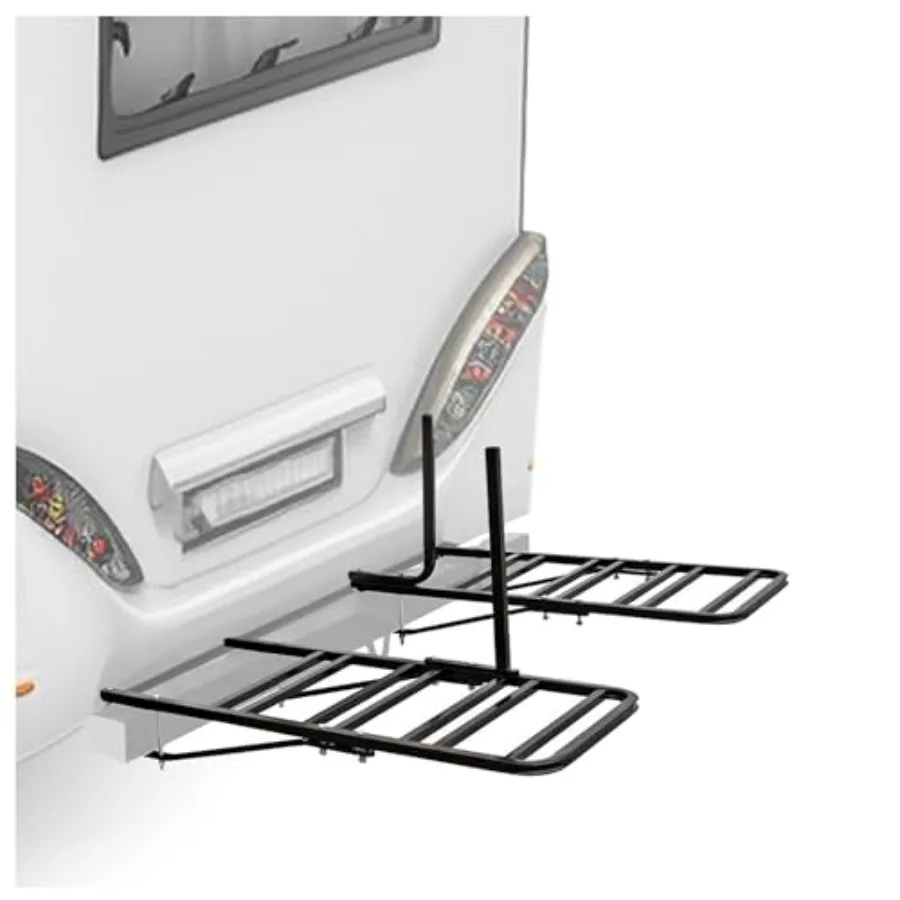 

Сверхмощная стойка для велосипедов для прицепов для автофургонов с креплением на бампер, безопасная вмещает 14 велосипедов до 140 фунтов идеально подходит для