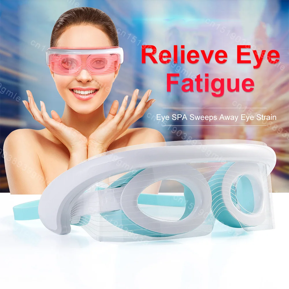 

LED Hot Compress Eye Massager Vibrating Kneading Acupoints Eye Massage Device Relieve Fatigue Dry Eye SPA Eye Beauty Instrument
