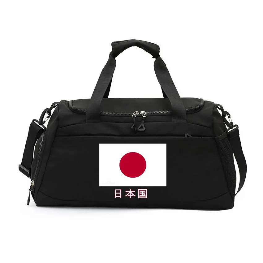 

Yoga Basketball Gym Bag Fashion Street Waterproof Sports Bags Japan Flag Printed Travel Handbag Novelty Fitness Bag for Couple