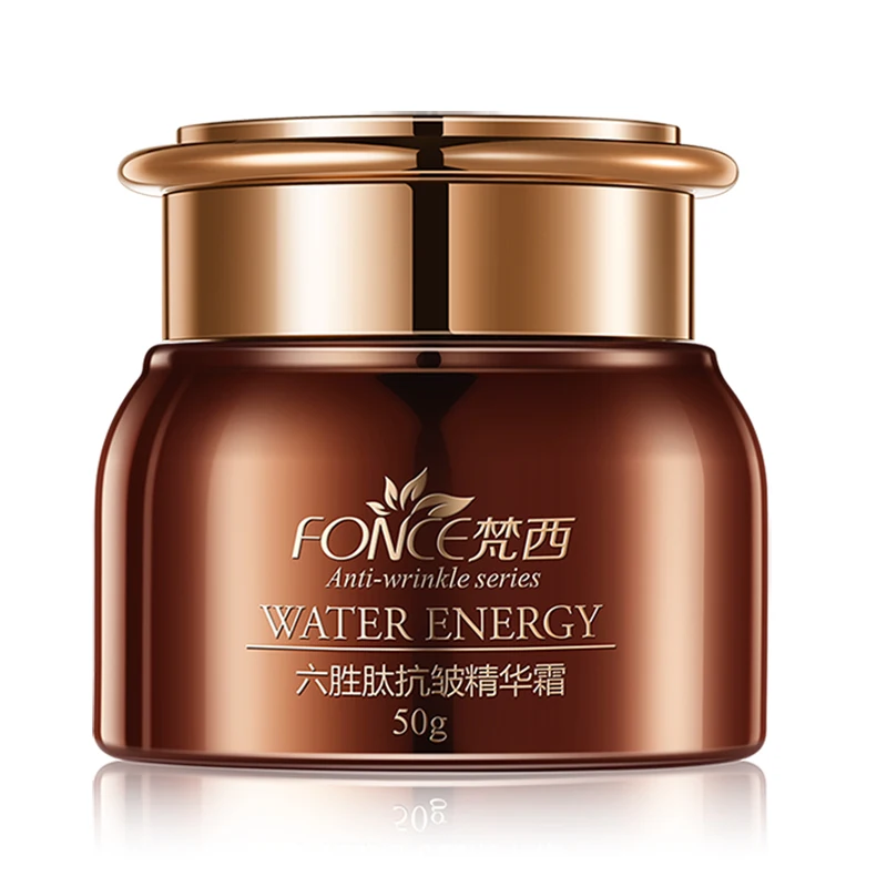 Korea Anti Aging Wrinkle Remover Face Cream Dry Skin Hydrating Facial Lifting Firming Day Night Cream Peptide Serum 50g