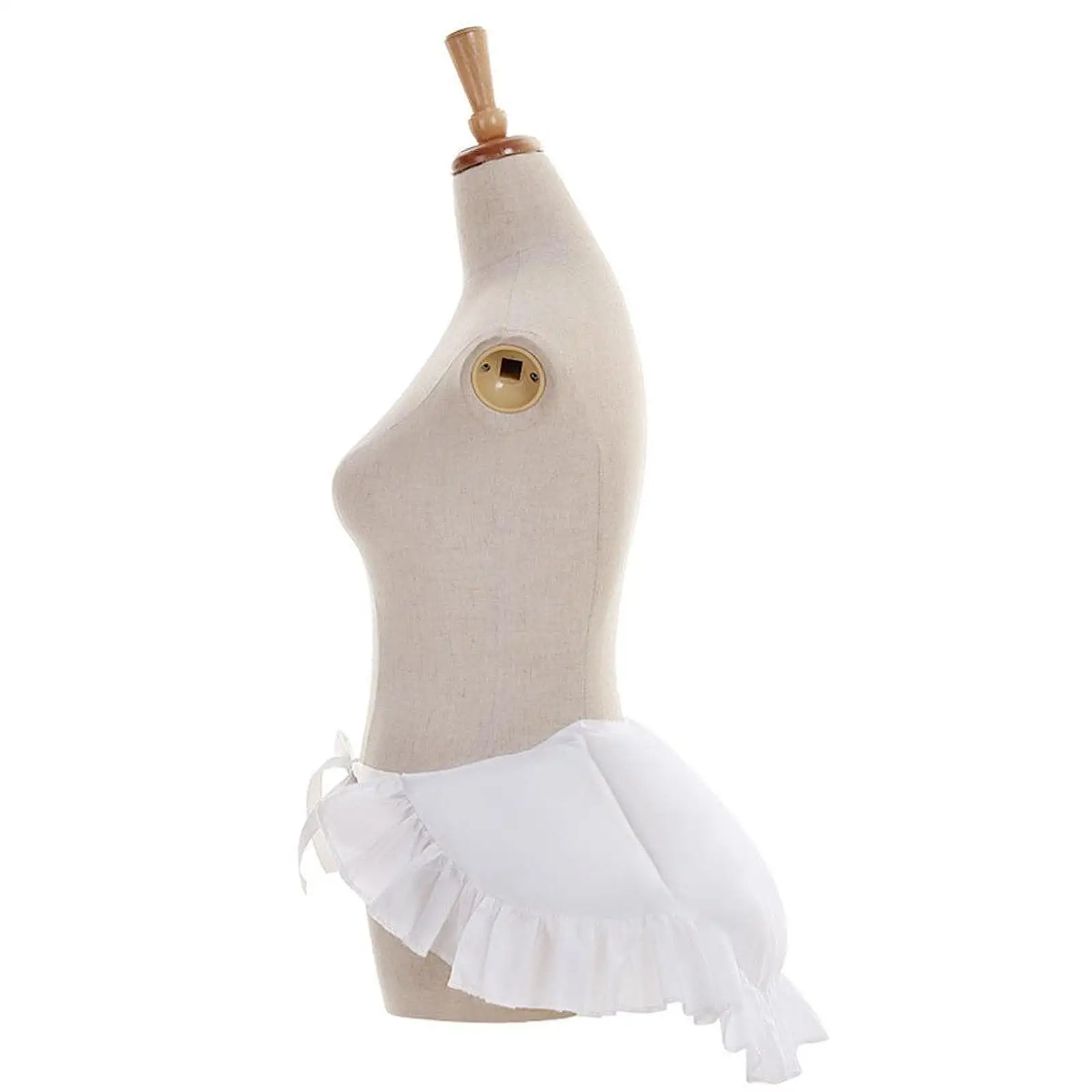 Adjustable Bustle Pannier Roll White Polyester Underskirt Women Victorian Dress Pad for Special Occasions