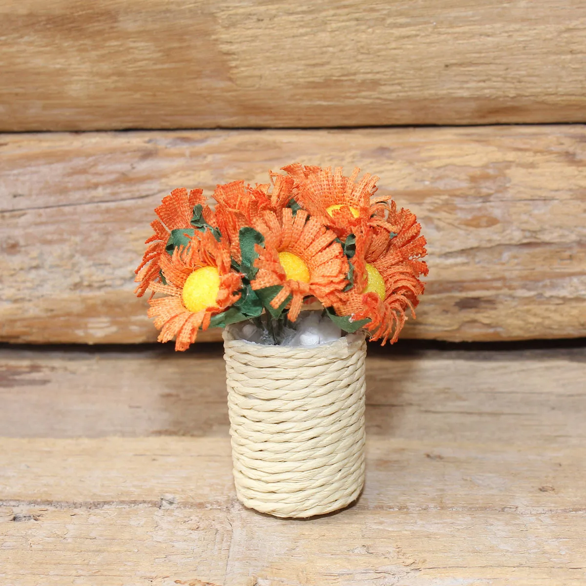 

Mini Daisy Potted Plants Green Potted Plants Sunflower Miniature Model 1:12 Ob11 Dollhouse Car Ornaments Home Decor Decoration