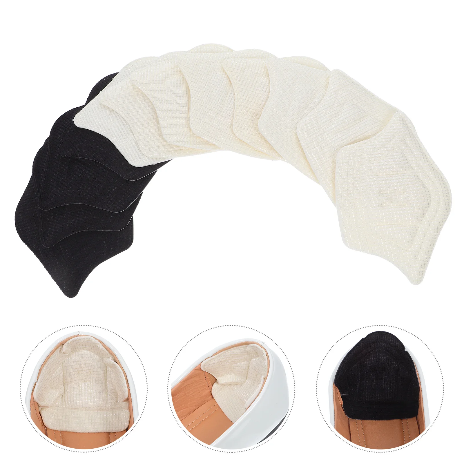 

6Pairs Durable Heel Cushion Pads Comfortable Heel Protectors for Shoes Breathable Soft Inserts for Walking Blister Prevention