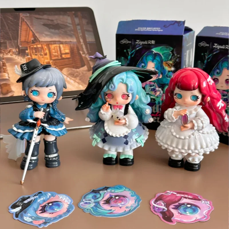 Neue Original Ziyuli 7. Generation Ghostly Power Serie Blind Box Niedliche Sammelfigur Desktop-Ornament Geschenk Mädchenspielzeug
