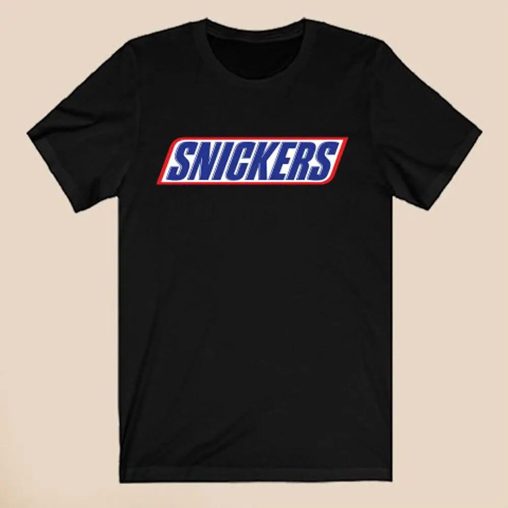 

Snickers Chocolate Bar Men's Black T-Shirt Size S-5XL