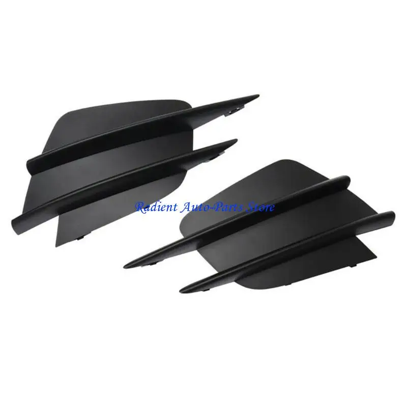 

T3EF 1 Pair Car Front Bumper Fog Light Cover Grilles 2058857202 2058857302 for S205 C205 A205 Fog Light Grille Replacement