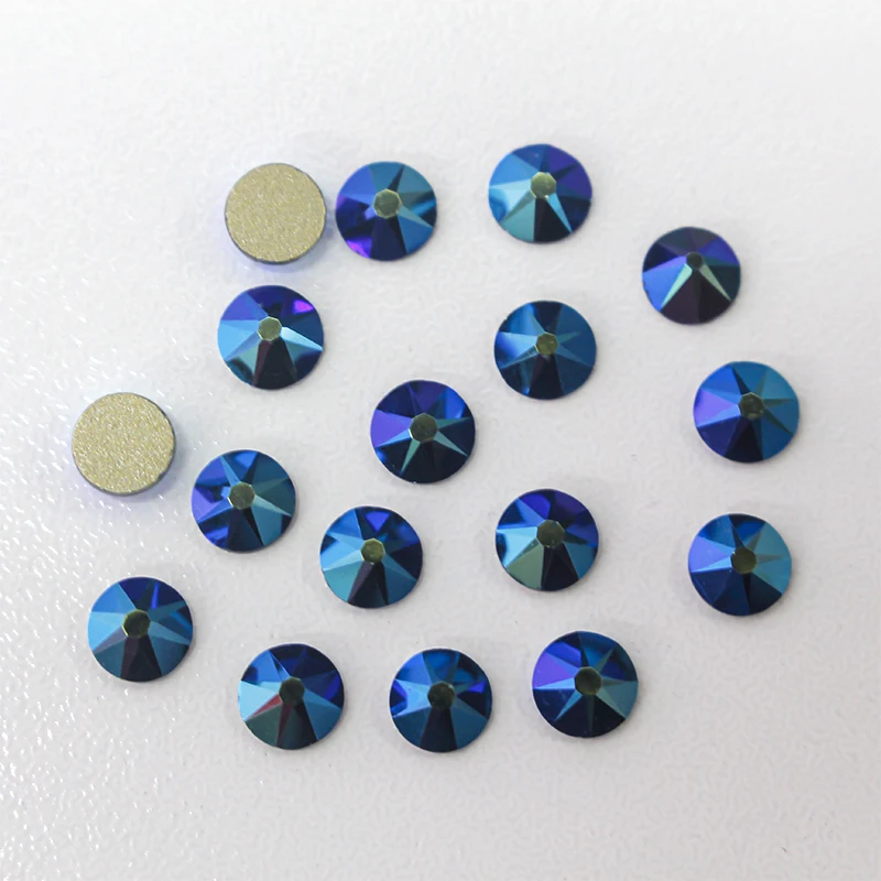 5A QualityColors ab 2088 cut flat back Non hotfix rhinestones 8 big 8 small facets glue on crystal strass for nail art or weddi