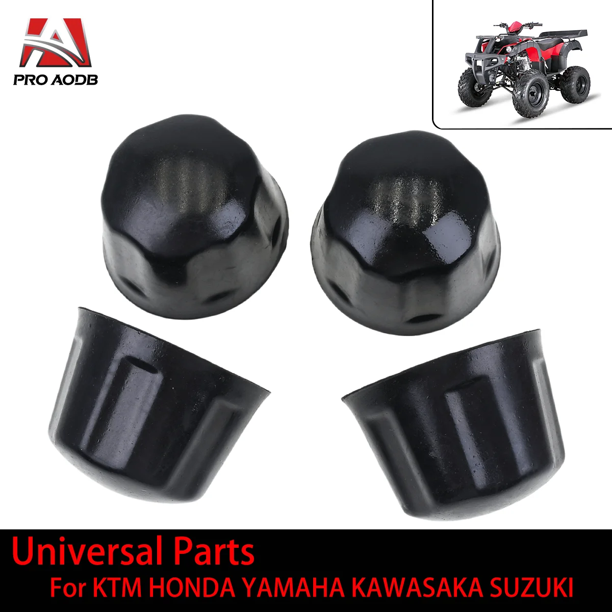 4pcs Rubber Dust Cap Cover For Rim Wheel 50cc 70cc 110cc 125cc Minibike ATV Quad Go Kart Quad Buggy Dirt Bike Universal Parts