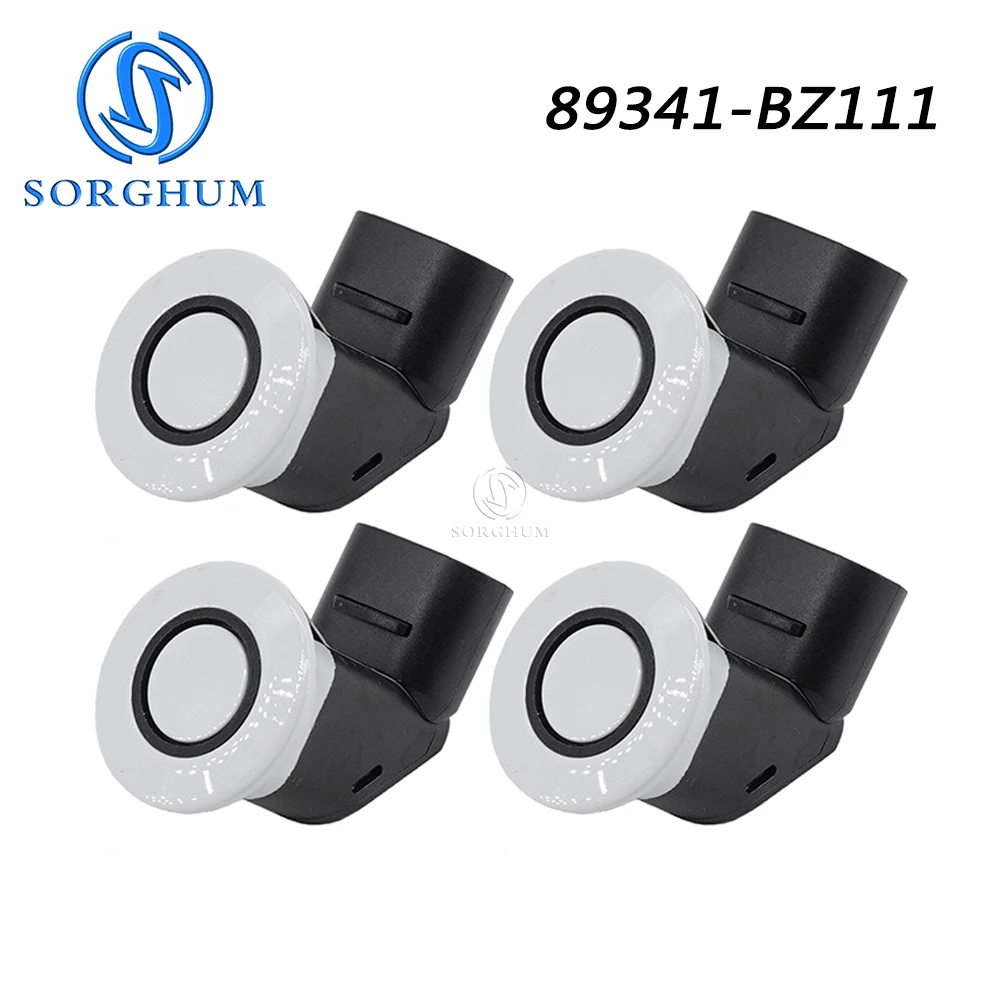 

SORGHUM 89341-BZ111 4pcs 1pc For Daihatsu Myvi White Auto PDC Ultrasonic Parking Sensor Car Parktronic Assist System 89341BZ111