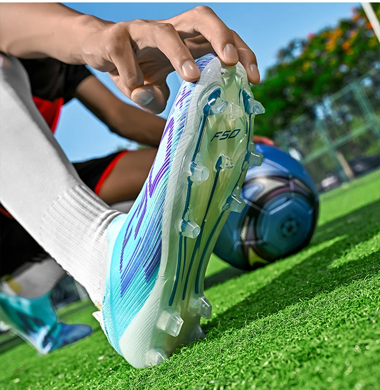 Neue Herren-Fußballschuhe Rutschfeste Sneakers Trainingsschuhe Bestseller Fußballstiefel Leichte Hochwertige Rasenplatzschuhe Mittelhohe Outdoor-Schuhe – Detail 13
