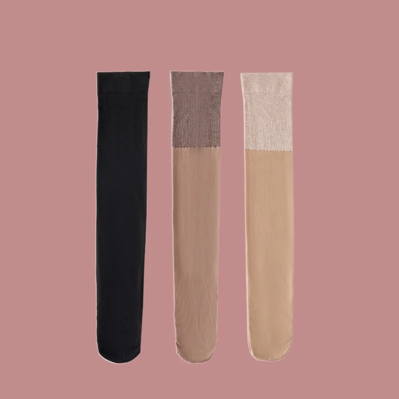 5/10 Pairs New Fashion Women's Long-tube Extended Knee-length Socks Warm Thick Knee-pad Stockings Anti-hook Stockings High Socks