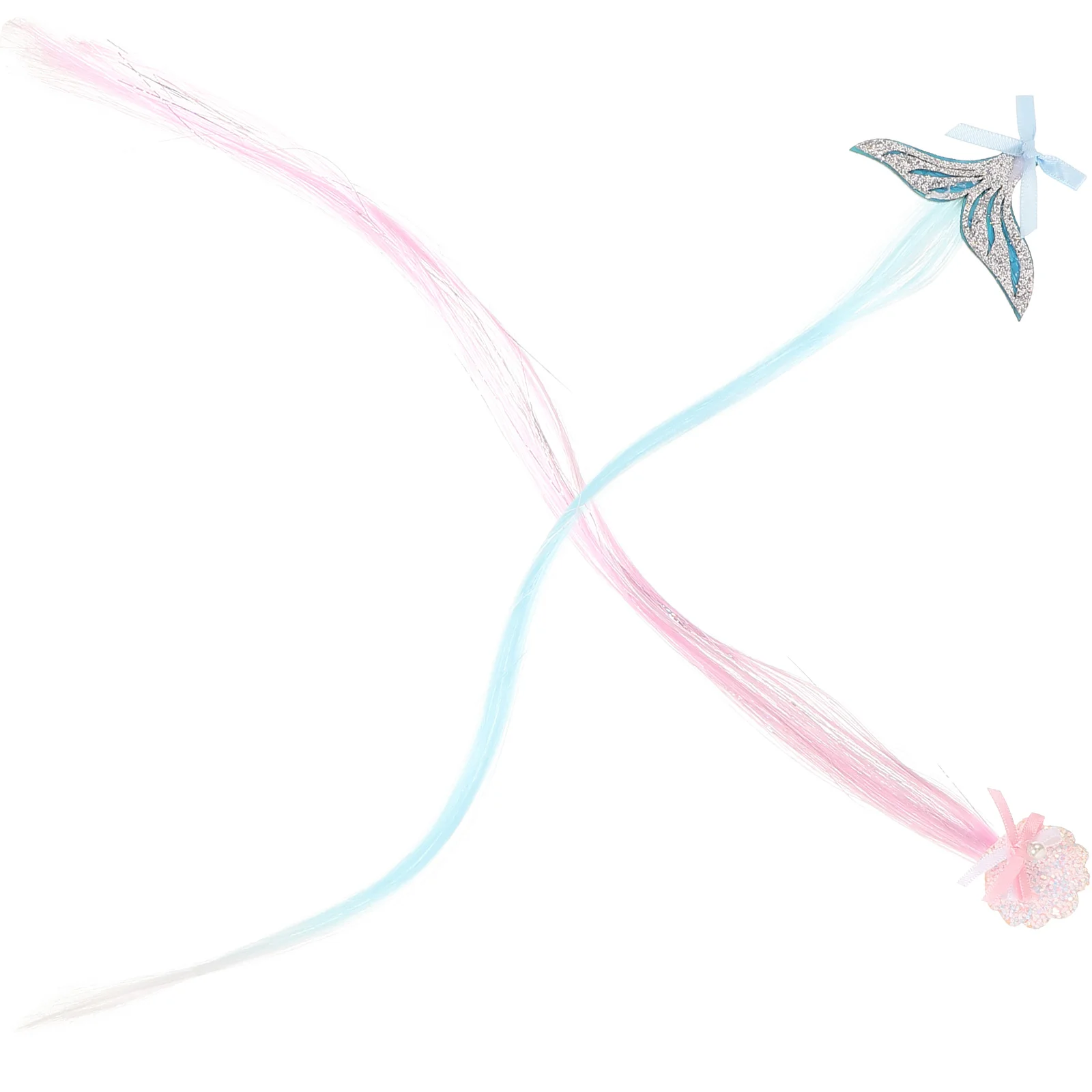 

2 Pcs Mermaid Hair Clips Seashell Accessories Tail Beach Miss