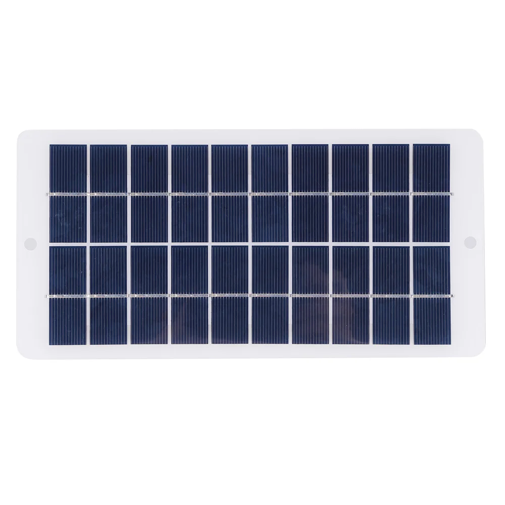 10W 5V Portable Solar Battery Charger USB Output 900MA Battery Charger Solar Panel Lightweight Scratchproof for Phone Power Bank