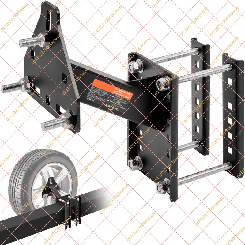 160LBS Spare Tire Mount Bracket With Screws Lugs Universal Wheel Holder For RV Trailer Bolt Pattern