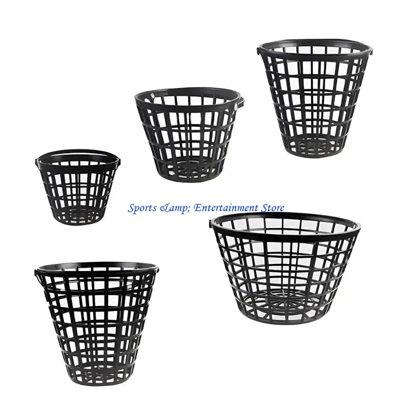 G7NF Men Golfing Accessories Nylon Plastic Golf Practice Container Golf Basket Large Golfball Storage Container Buckets