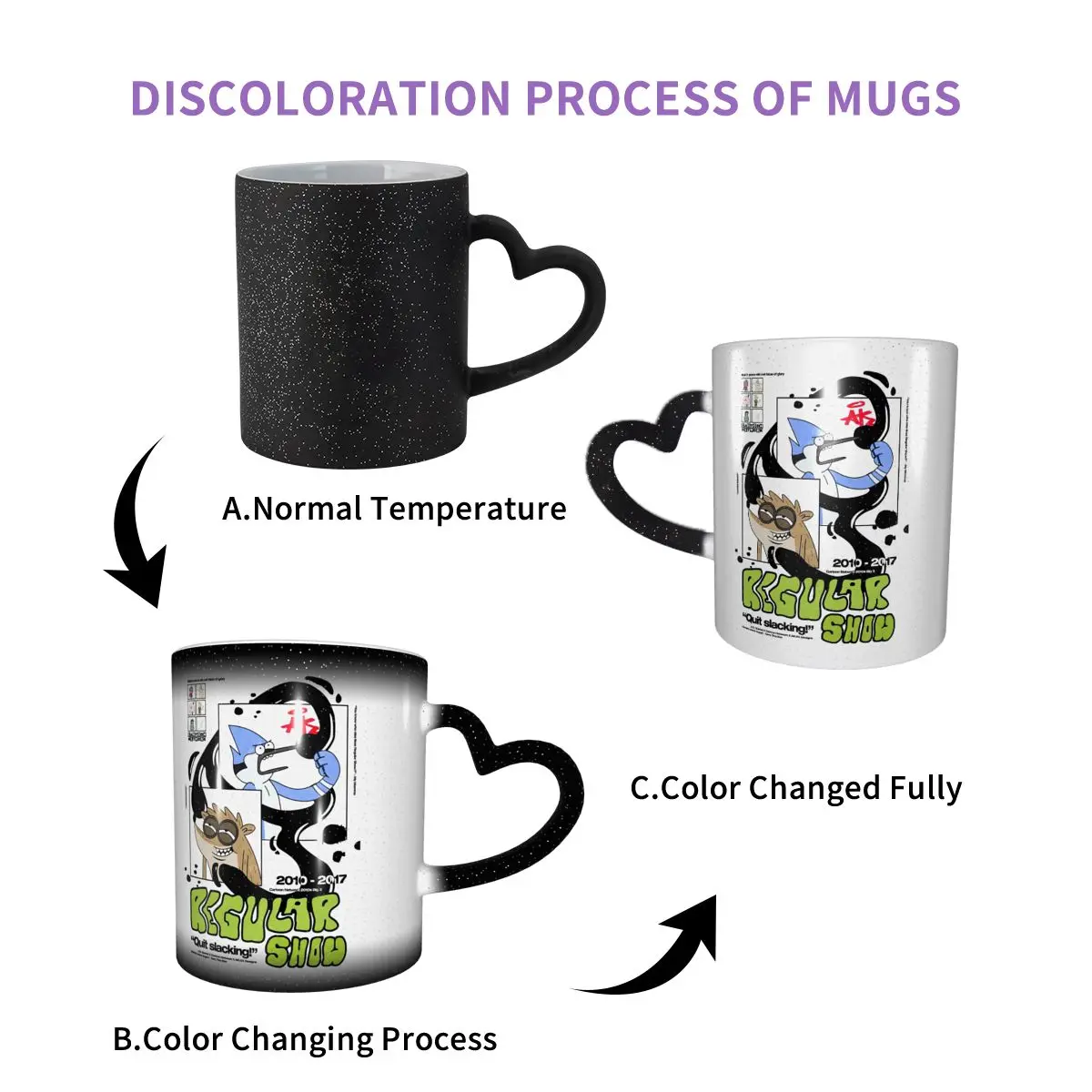 Mordecai And Rigby Regular Show Cartoon Characters Graphic Mug Ceramic Coffee Cups Tea Mugs Milk Cup Drinkware Gift for Friends