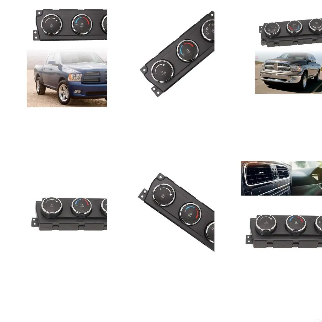 Vehicle HVAC Panel with Fan, Temperature and Defrost Knobs, 55056826AB for Car D7YA
