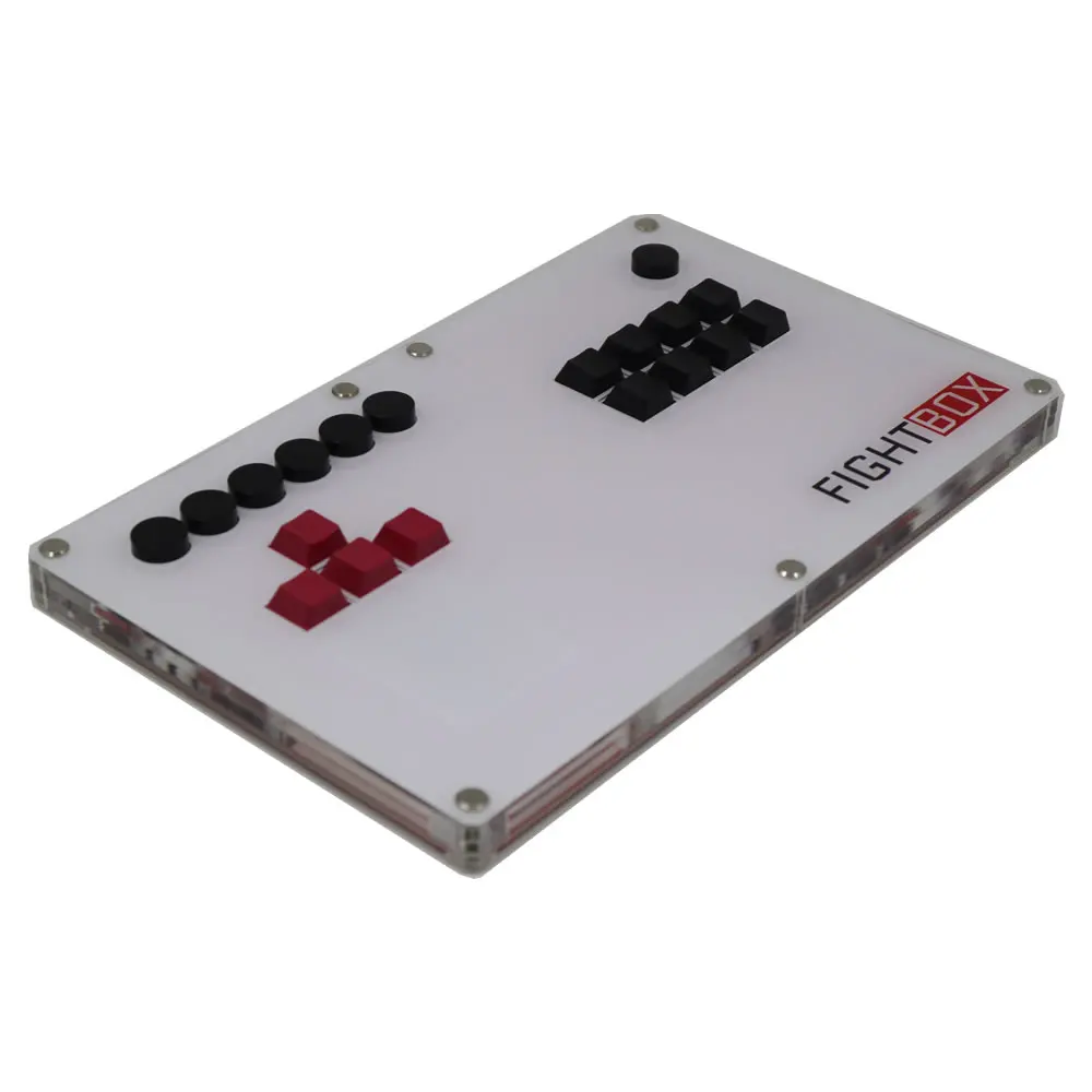 B5-PC Ultra-Thin Mechanical Keyboard Mixbox Style Arcade Joystick Fight Stick Game Controller For PC USB Hot-Swap Cherry MX DIY