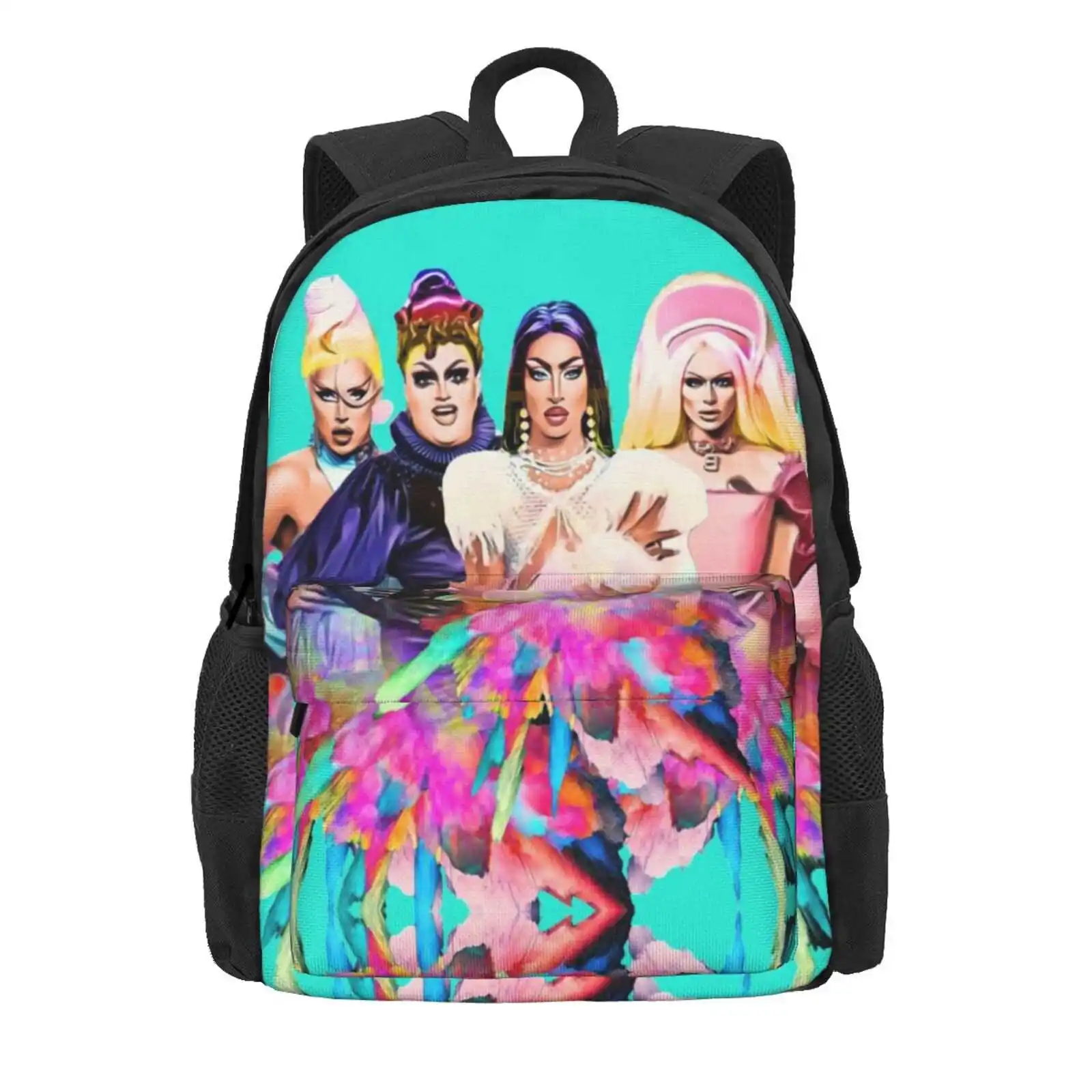 Uk, Hun Rupauls Drag Race Uk United Kingdolls Hot Sale Schoolbag Backpack Fashion Bags Musical Theatre Rpdr Ginny Lemon Tia