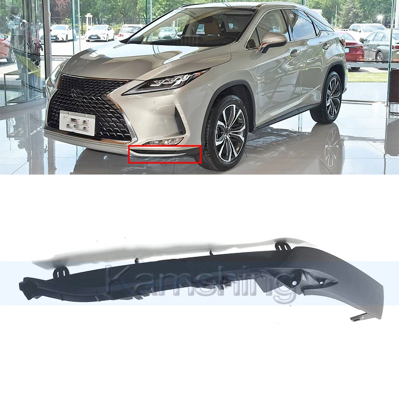

Накладка на передний бампер Kamshing, угловая накладка для Lexus RX RX300 RX450h 2020-2021, нижняя накладка на передний бампер