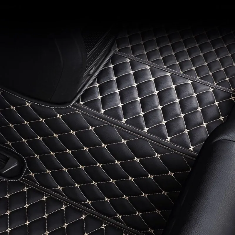

Car PU Leather Floor Carpet Dust-Proof Foot Mat Pad Protector Interior Stylings Accessories For ZEEKR 001 WE ME YOU Z-sport 2024