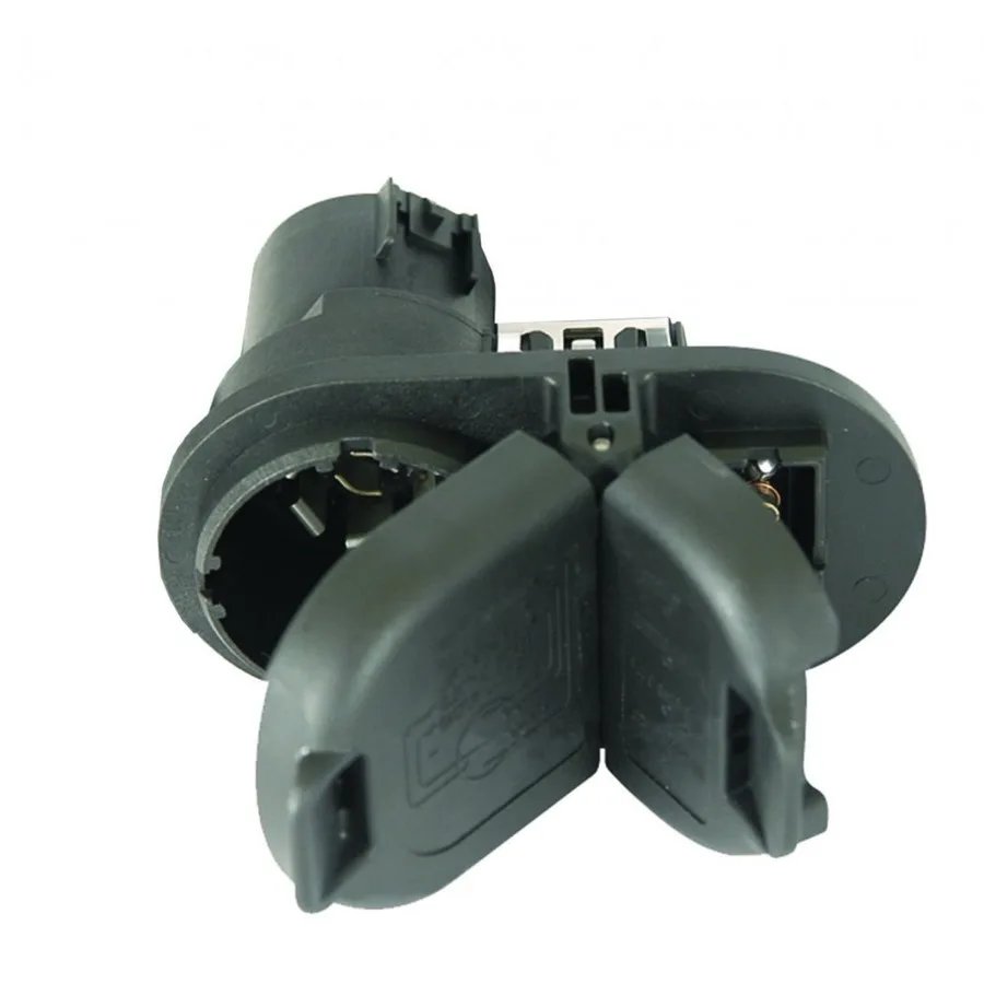 Anhänger-Verkabelungsanschlüsse, 7 Klingen und 4 Flach, jeweils 1, robuste Abschleppstopfen für Wohnmobile und Bootabanhänger, Installationsset