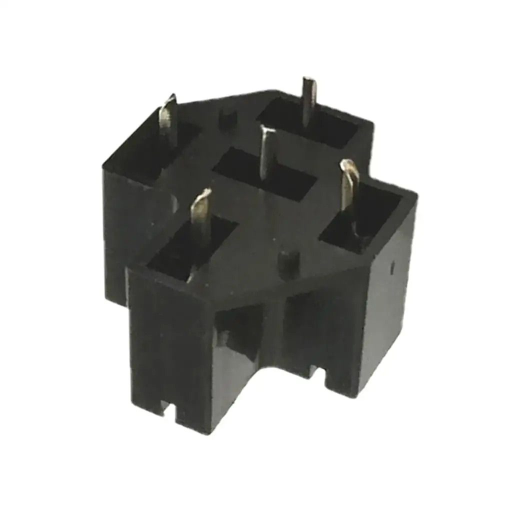 Automotive Car Auto 40A 5 Pin SPDT Relay Socket Connector Adaptor PCB Board Mount Base Holder with 6.3mm Terminals