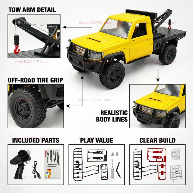 RC Paletli Araba 1/12 4WD Araz - Dirt Brush Interior incelemesi ve fiyatı