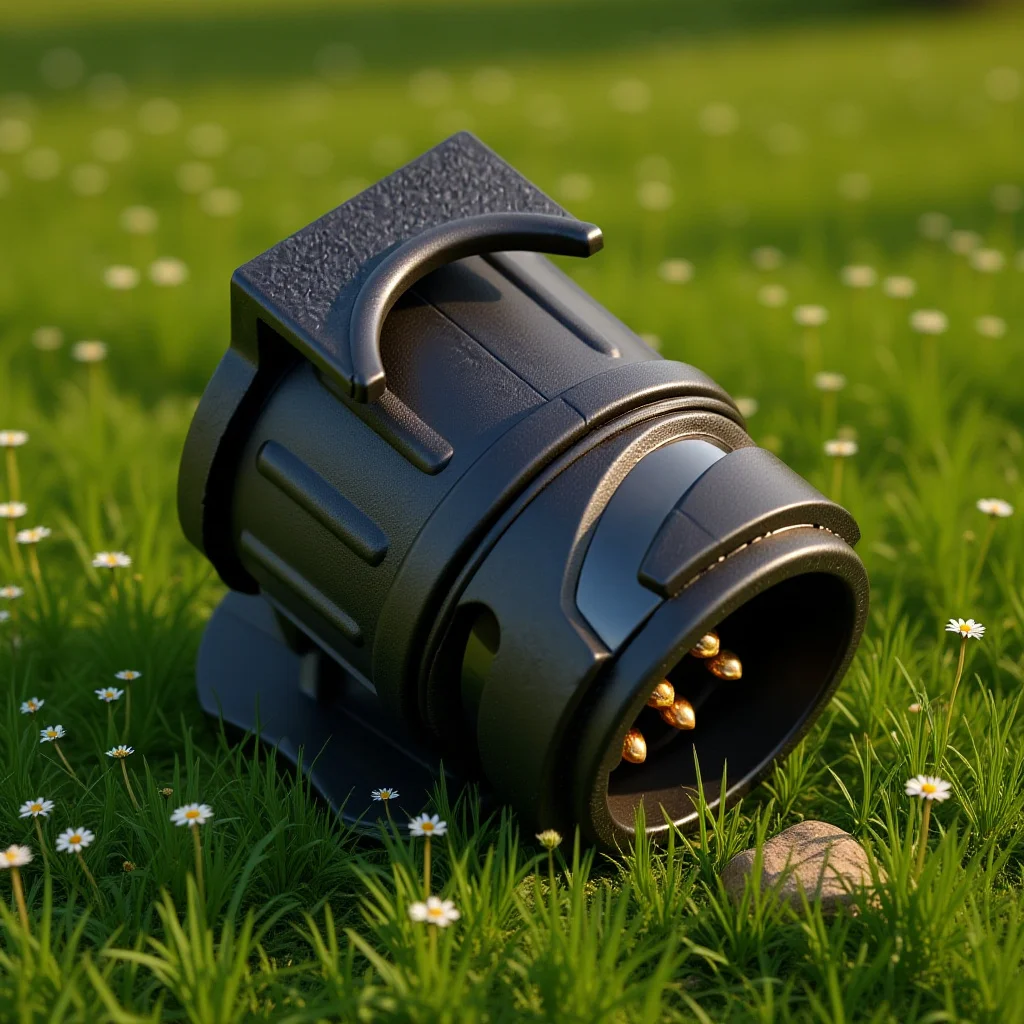 

13 to 7 Pin Waterproof Trailer Adapter Sprung Locking Flap Converter for Caravan Trailer Lights Connector Wiring Harness