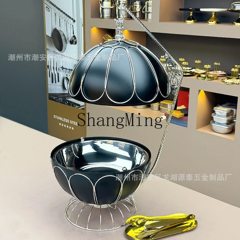 

SM stainless steel buffet stove globe insulation stove hanging cover hotel restaurant warmer