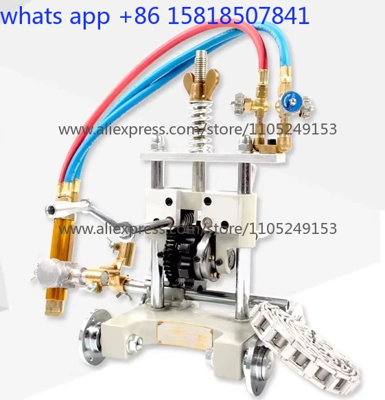 Hand-cranked pipe chain cutting machine CG2-11G (Y) pipe flame cutting  beveling machine gas cutting machine
