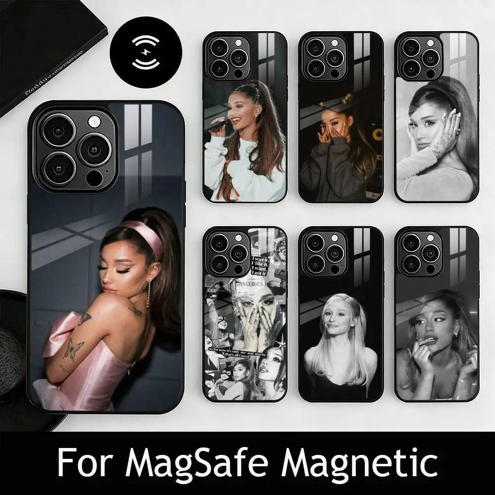 

A-Arianas Phone Case For iPhone17,16,15,14,13,12,11 Plus,Pro Magnetic with Magsafe Wireless Charging
