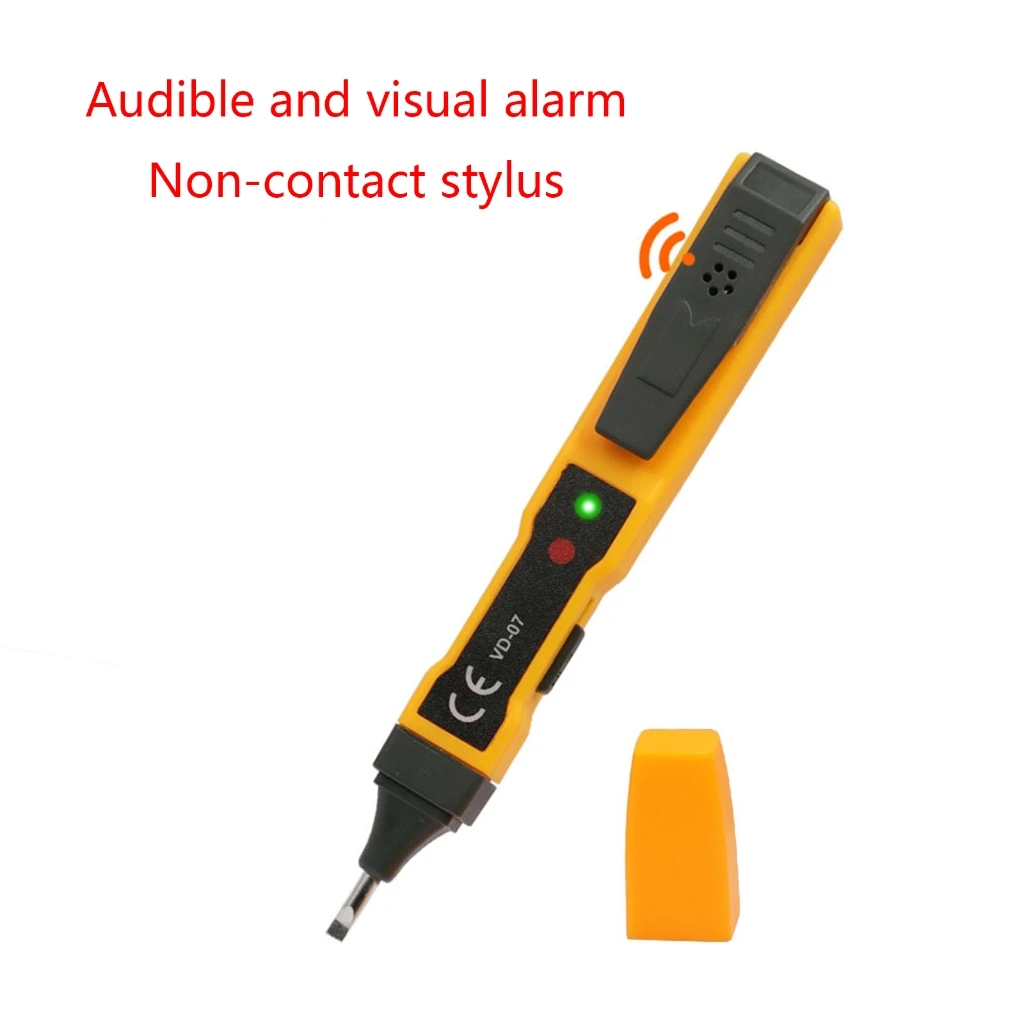 Pocket Voltage Tester Electrical Tester Non Contact Voltage Tester Electric Tester Pen Voltage Detector Live/Null Wire Dropship