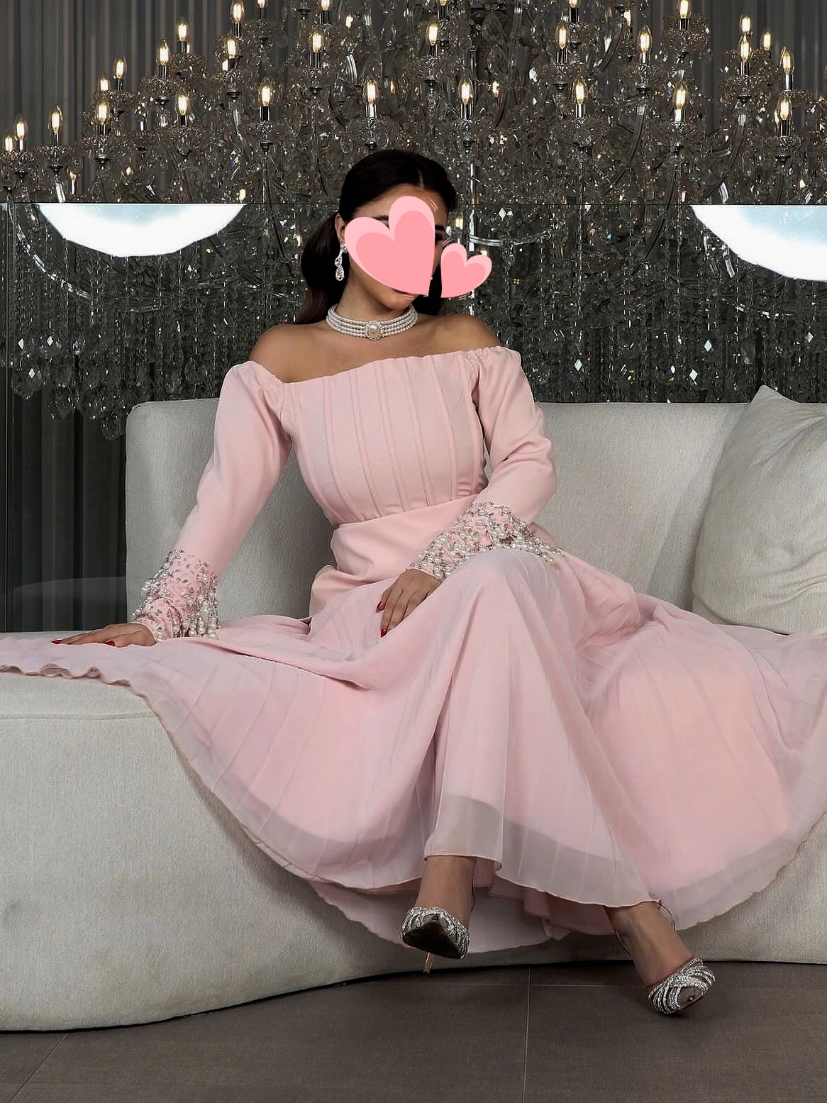Oisslec robe de bal élégante Vintage doux rose sirène perles perles personnalisé Occasion formelle robe de bal robes de soirée