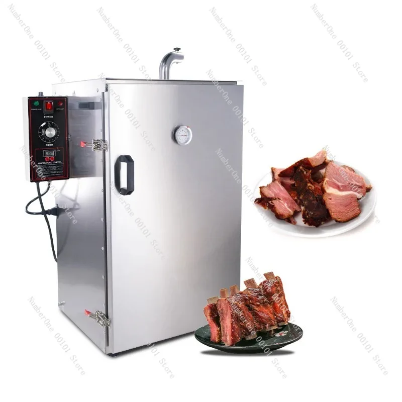 Electric Meat Smoker Fish Chicken Pork Head Smoke Machine for Home Barbecue Kitchen