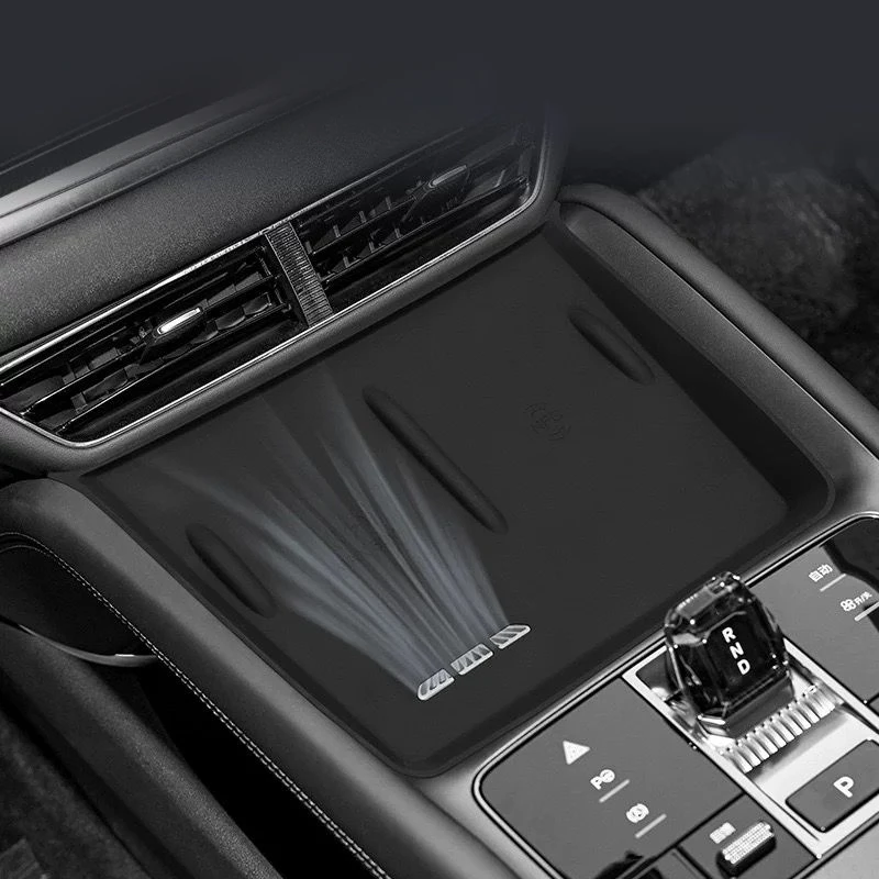 Für BYD Sealion 7 2024 2025 Auto-Styling Kabelloses Lade-Silikon-Schutzpad Mittelkonsole Rutschfestes Pad Auto-Zubehör – Detail 5
