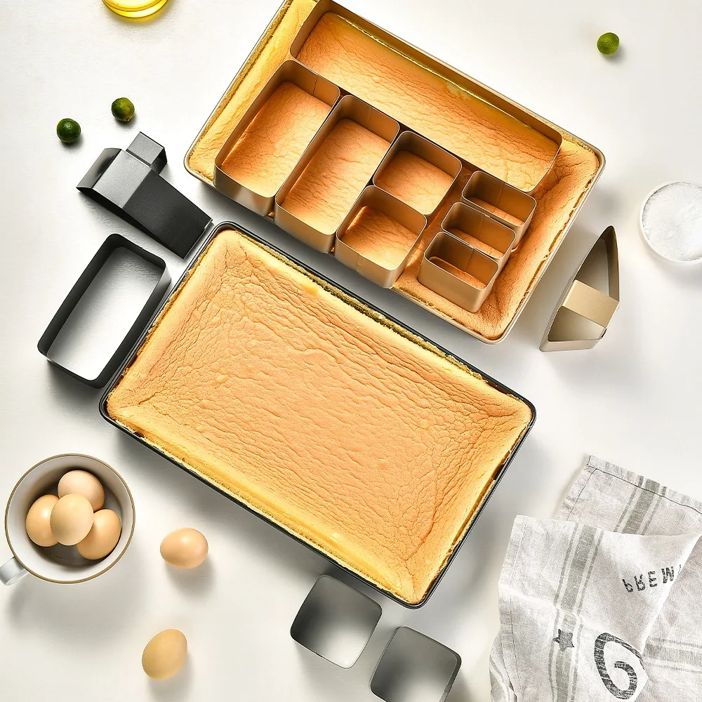 10pcs Creative Non-stick Alphabet Number Baking Pan Easy To Demold DIY Cake Mold Carbon Steel Baking Tray Bakery