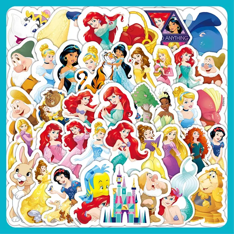 

10pack/lot Disney Princess стикеры Kawaii микки скрапбукинг DIY дневник украшения наклейки альбом Stick Stationery