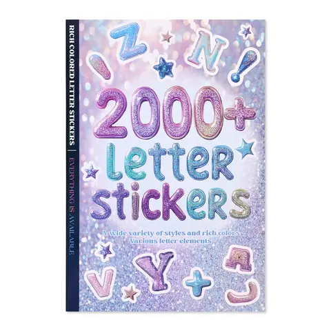 Autocollant Alphabet pour Journal, autocollants de lettres artisanaux amusants et colorés pour Journal indésirable, fournitures de Scrapbooking, DI idéal, 2000 pièces