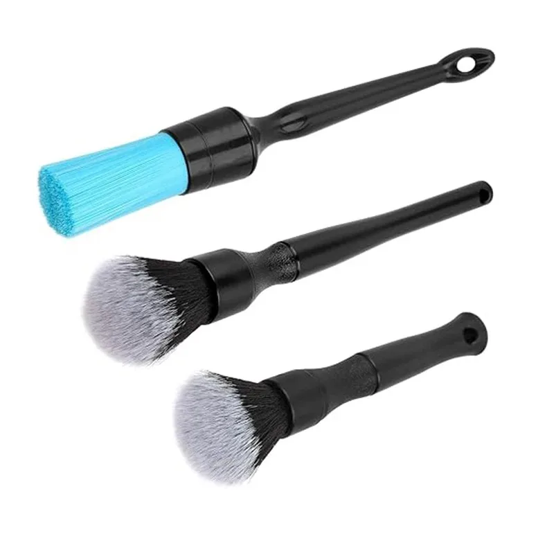 Car Detailing Brush Fibre Super Soft Cleaning Brush Car Interior Detailing Kit Electrostatic Dust Remove Tools Wash Accessories