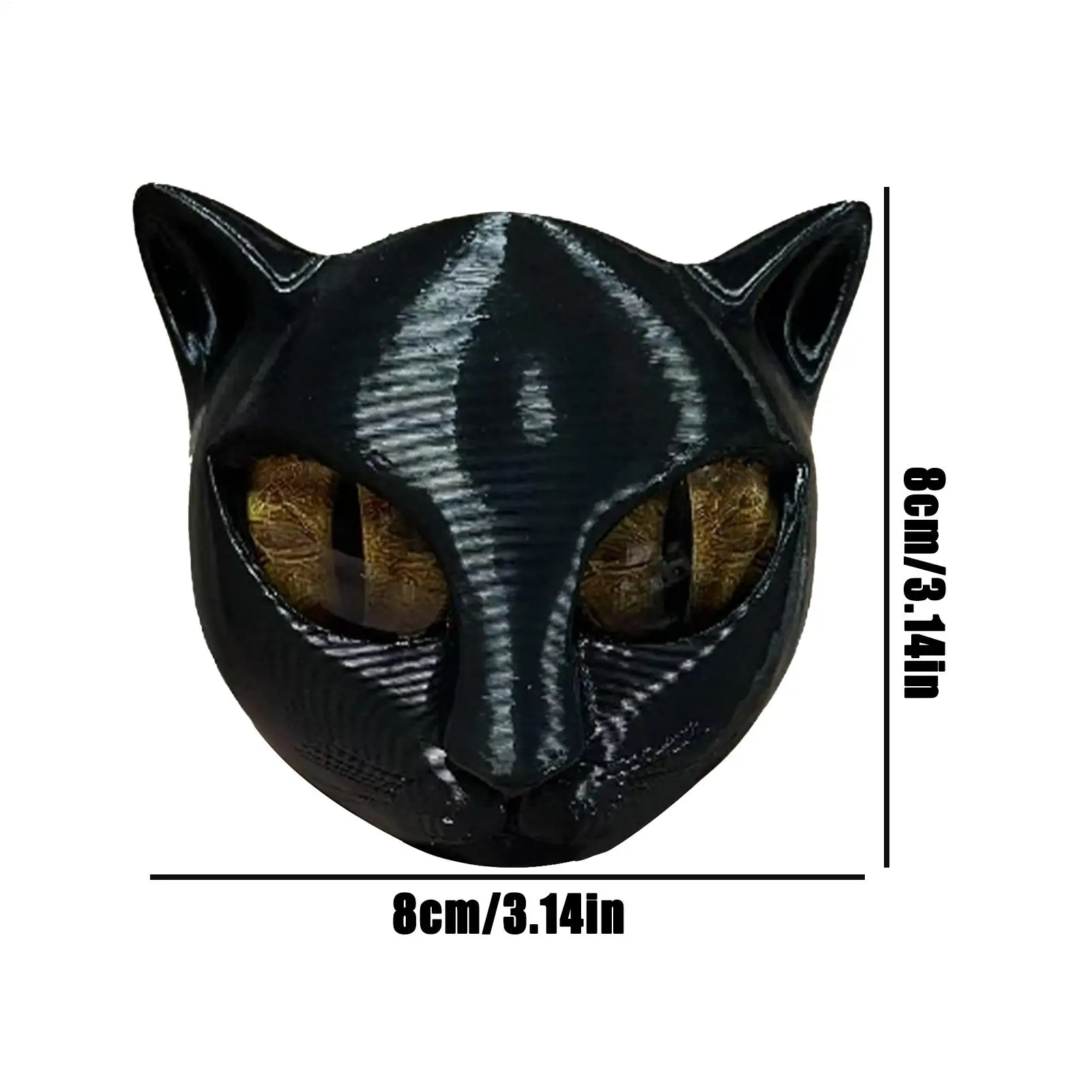Patung Kepala Kucing Dekorasi Kucing Patung Patung Anak Kucing Dekorasi Karya Seni untuk Ruang Tamu Ruang Belajar Dekorasi Natal Halloween
