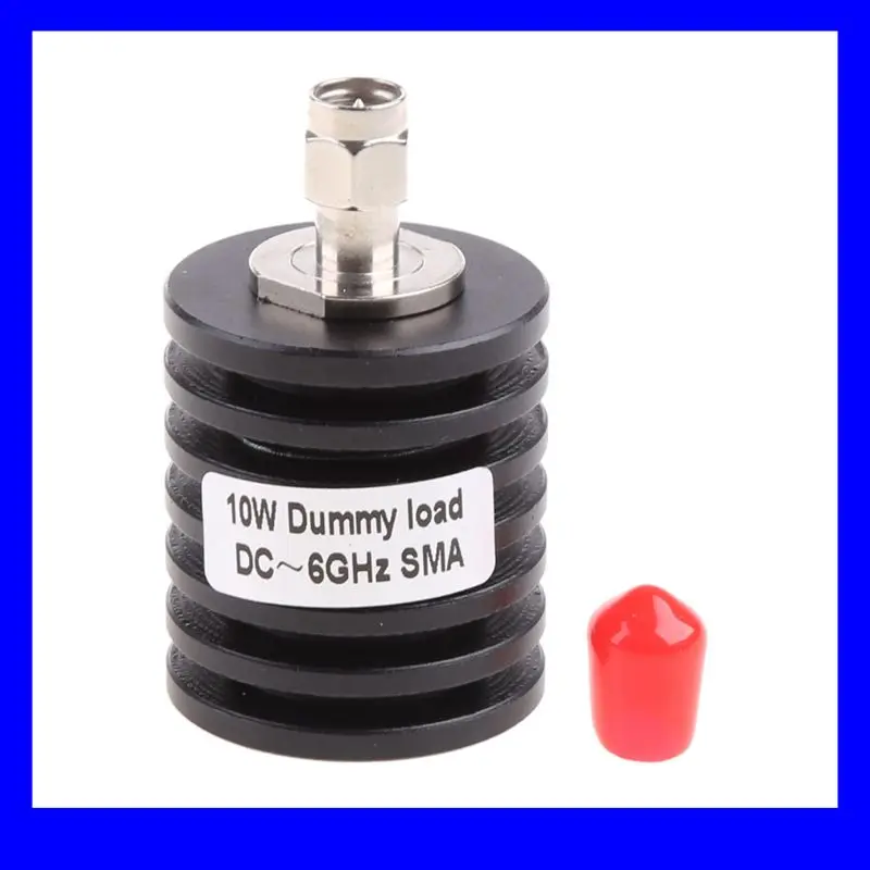 

10W SMA Male Plug Connector RF Coaxial Termination Dummy Load 3GHz/4GHz/6GHz 50ohm Nickel Plated RF Accessories