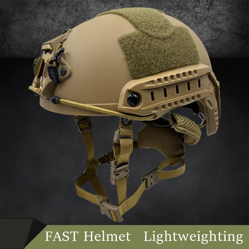 خوذة سريعة 3.0 ABS خفيفة الوزن مع تعليق ومينا قابل للتعديل لركوب الدراجات والادسنس والتدريب التكتيكي