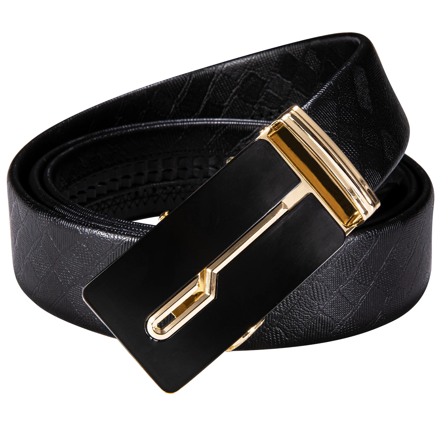 

Luxury Belts for Men Black Leather Metal Automatic Buckle Rachat Casual Formal Business Cowskin Waistband Straps Barry.Wang