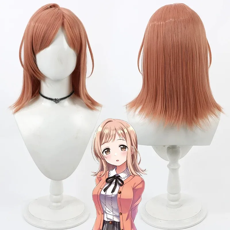 Парик для косплея The Idolm Ster Sakuragi Mano, синтетический, женский, для конвенций, карнавалов, костюмов, маскарадов, реквизит для вечеринок, парик с бесплатной шапкой-подкладкой