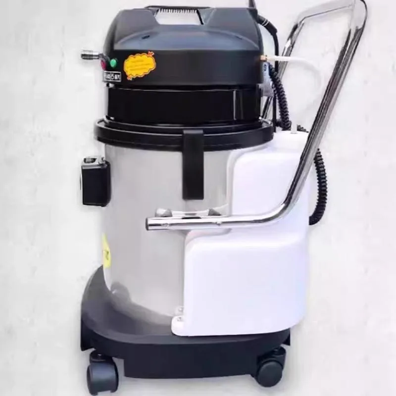 Upholstery Carpet Spray Extraction Cleaner Dual Function Spray & Sewage Recovery Low Noise Stable Motor Wheeled Mobile Design
