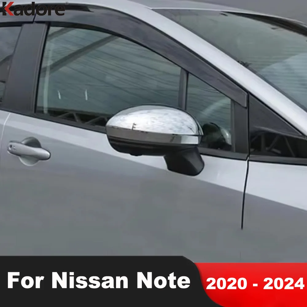 

Для Nissan Note 2020 2021 2022 2023 2024 хромированная крышка зеркала заднего вида накладки боковые зеркала крыла крышка накладка аксессуары