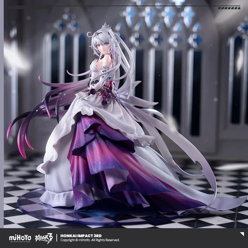 Official Honkai Impact 3 Gaming Merchandise Cartoon Characters Cosplay Kiana Kaslana Evening Invite 1/7 Scale