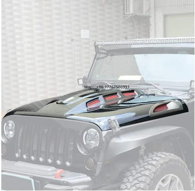 4X4 Offroad Advenger Style Engine Hood Bonnet for Wrangler JL JT 2018+ Car Hood