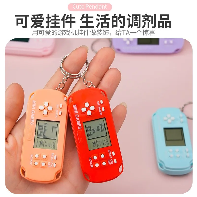 PP New Portable Mini Pocket 26 Games in 1 Retro Nostalgic Classic Video Handheld Keychain Game Console